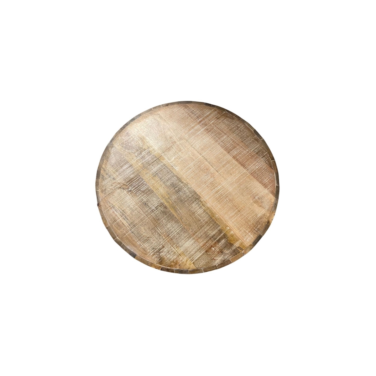 34 in. Rustic Natural Wooden Stump Coffee Table