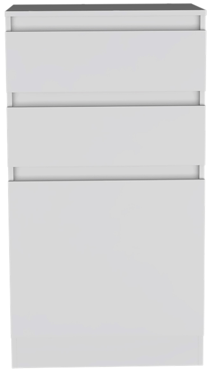 23 in. Manufactured Wood Two Drawer Vanity Chest, White