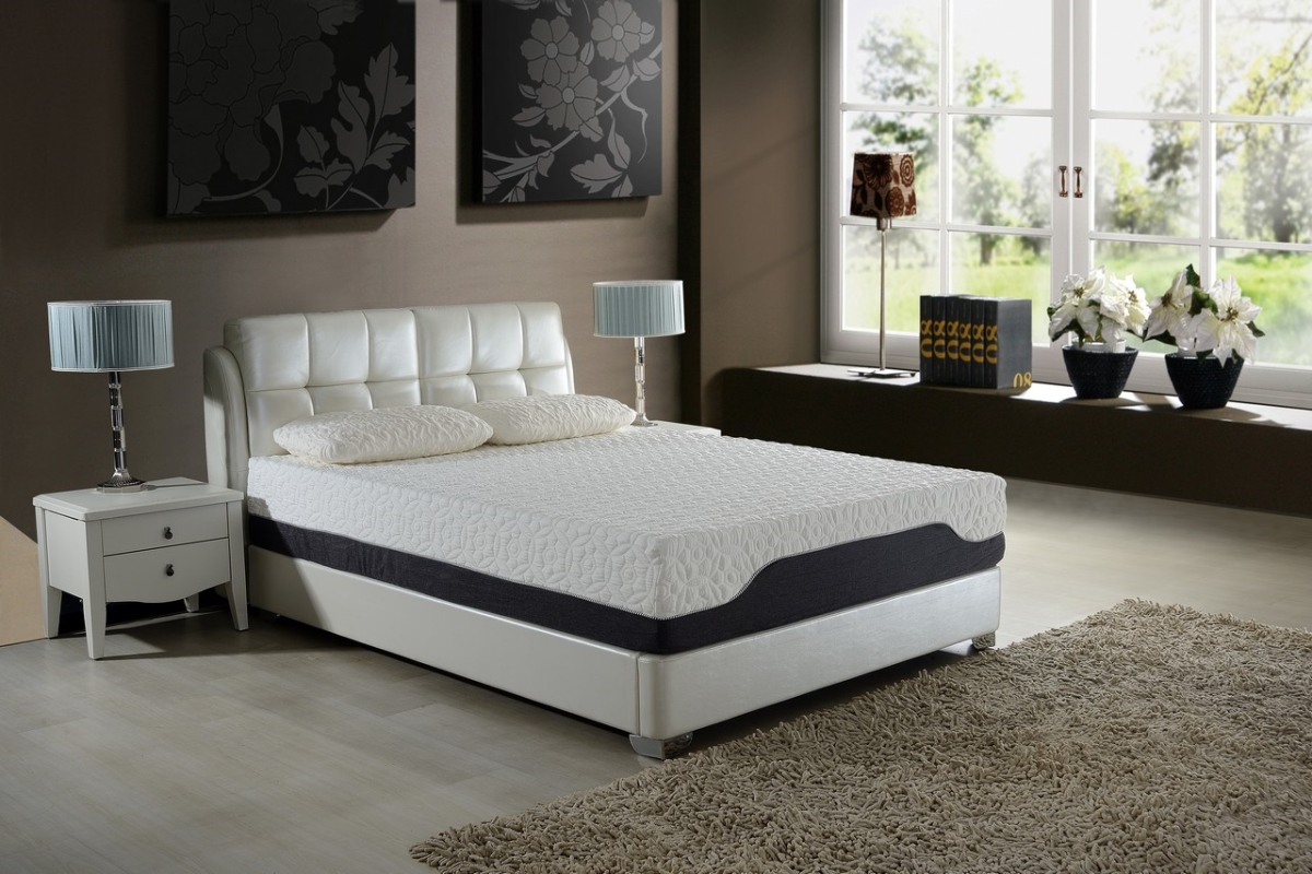 248073 11.5 X 76 X 80 In. Eastern King Plush Pocketed Coil Mattress With Cool Gel Memory Foam