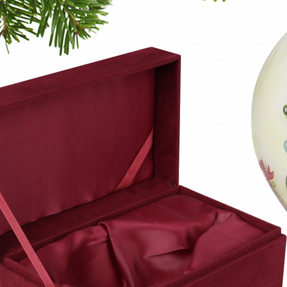 Picture of HomeRoots 477491 Baby Carriage with Presents Hand Painted Mouth Blown Glass Ornament&#44; Multi Color