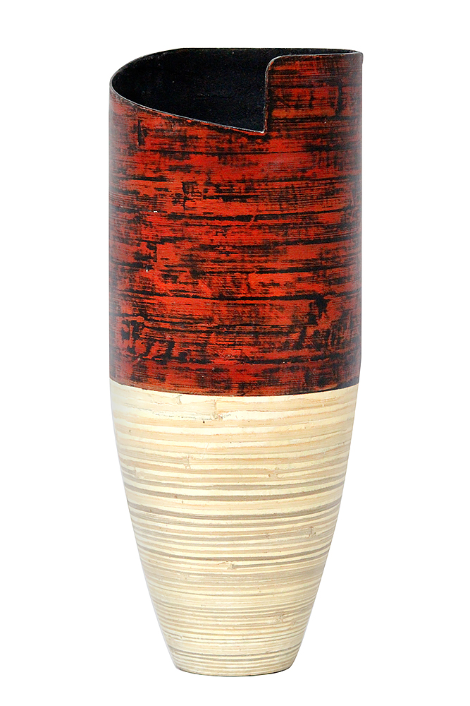 294838 Ella 20 In. Spun Bamboo Vase