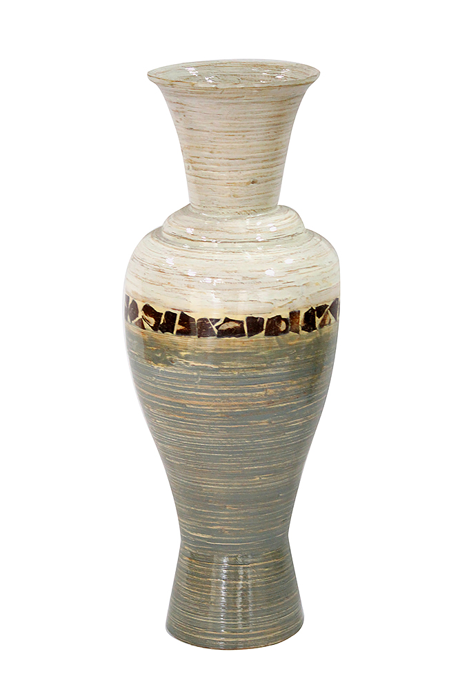 294887 Sienna 23 In. Spun Bamboo Vase