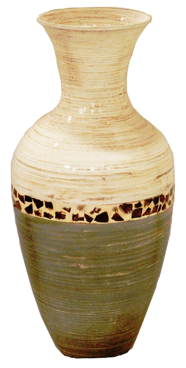 294830 Terry 25 In. Spun Bamboo Floor Vase