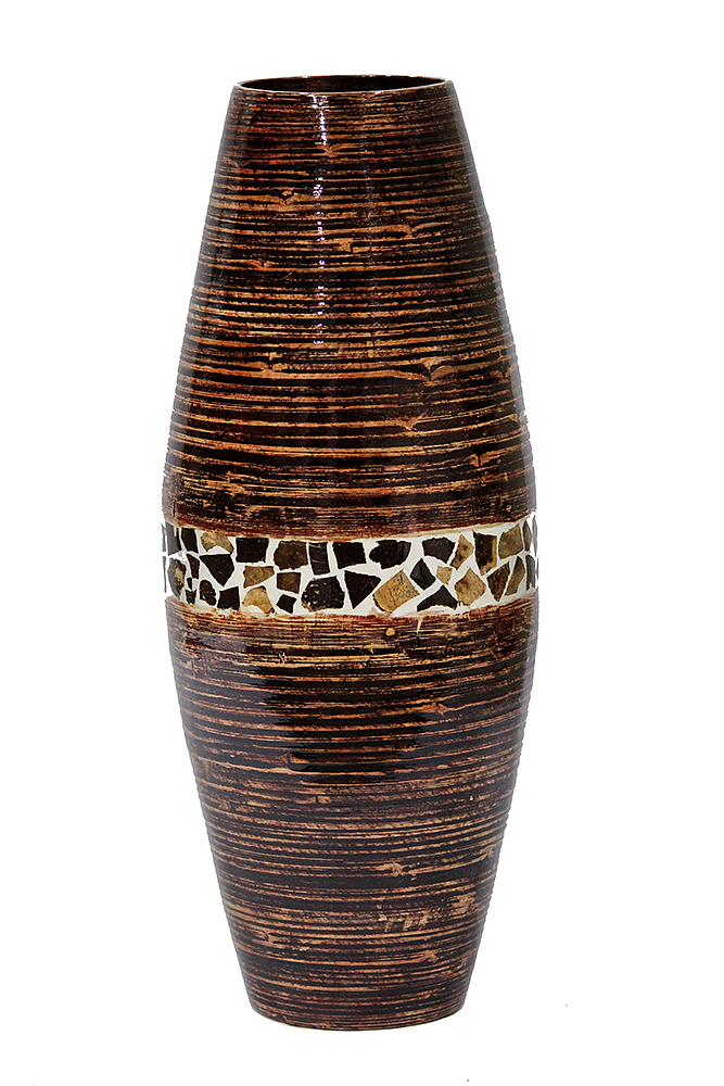 294888 Kara 24 In. Spun Bamboo Vase