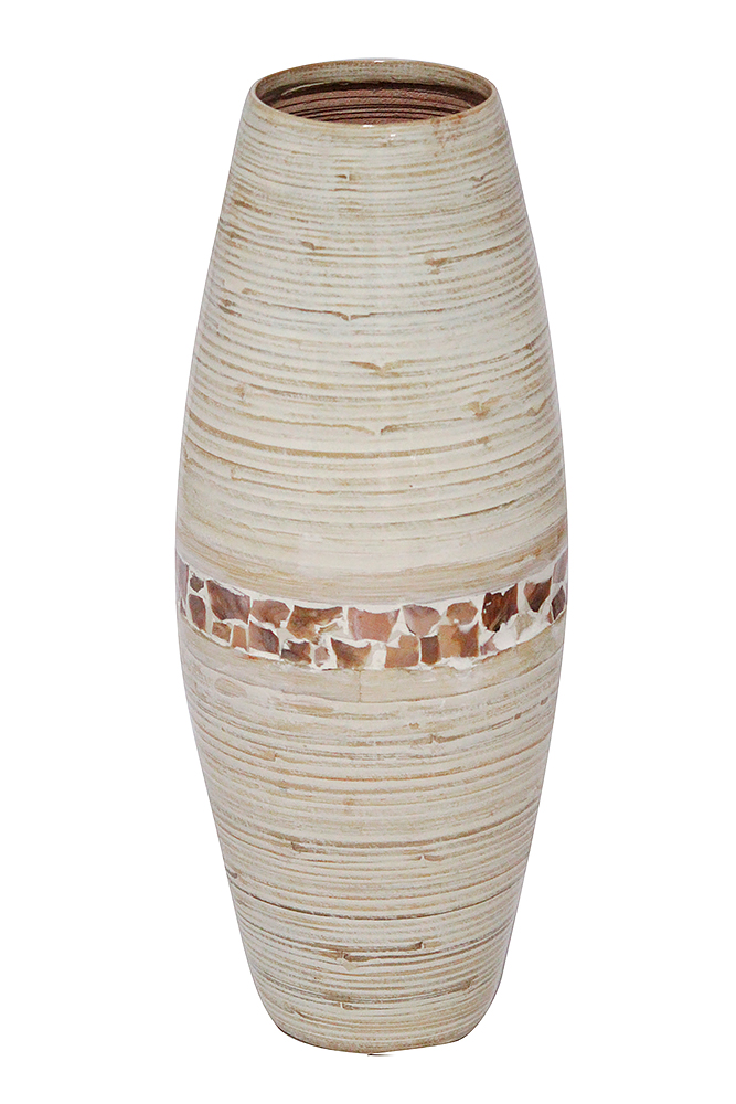 294891 Kara 24 In. Spun Bamboo Vase