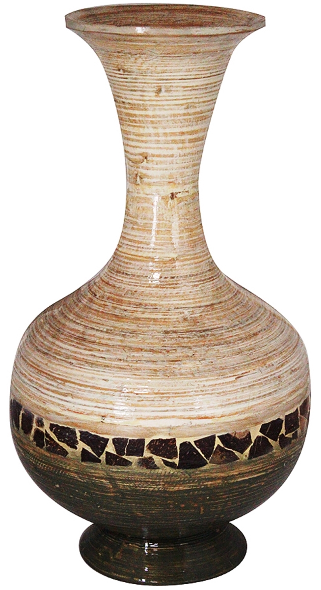 294879 Cora 22 In. Spun Bamboo Vase