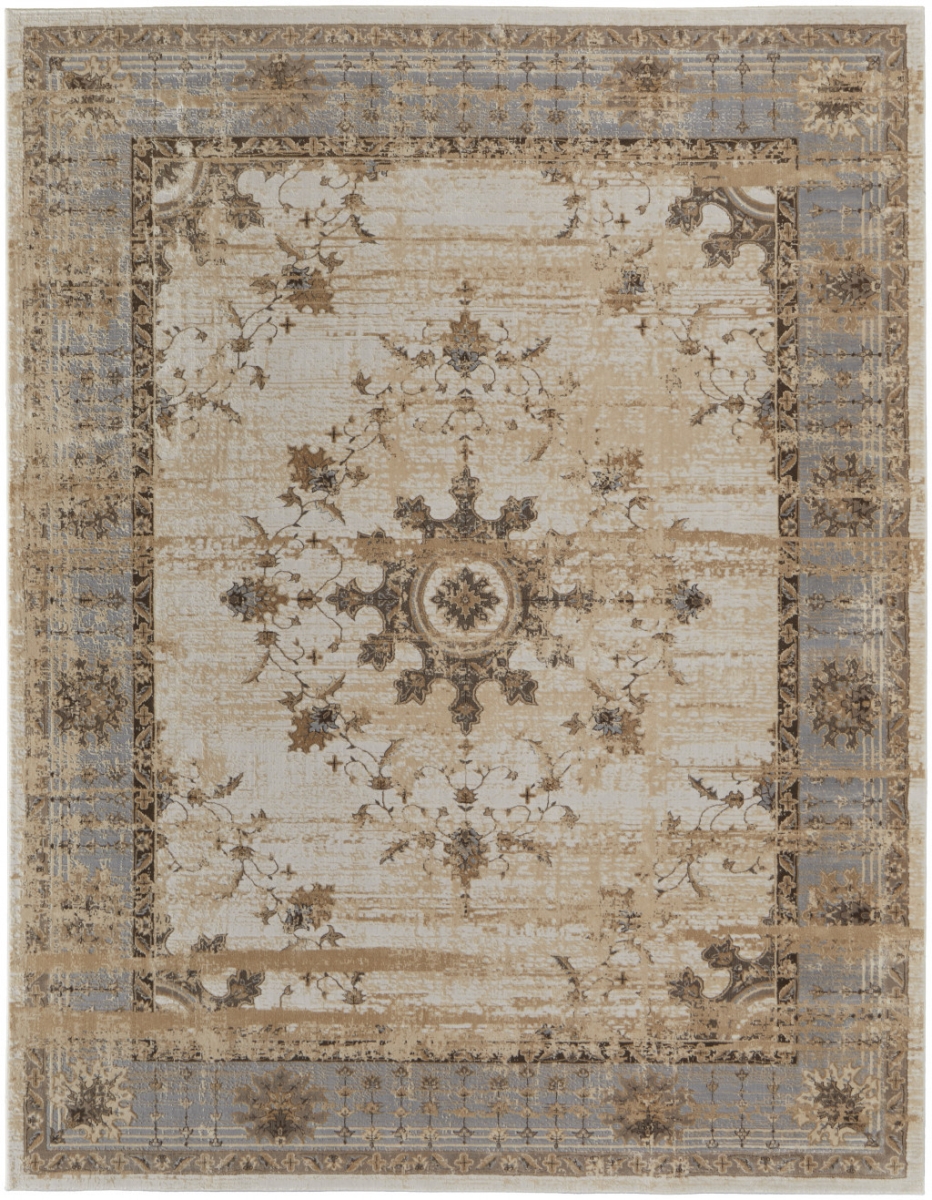 UPC 752561281021 product image for 10 x 14 ft. Tan Brown & Gray Power Loom Distressed Rectangle Area Rug - Tan Brow | upcitemdb.com