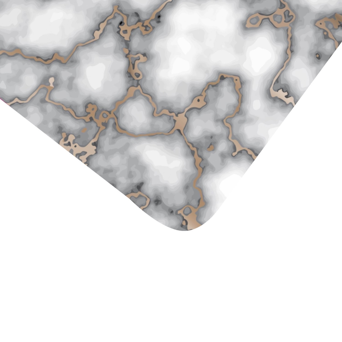 Picture of HomeRoots 483730 Gray & Gold Abstract Cork Rectangular Indoor & Outdoor Placemats - Set of 2