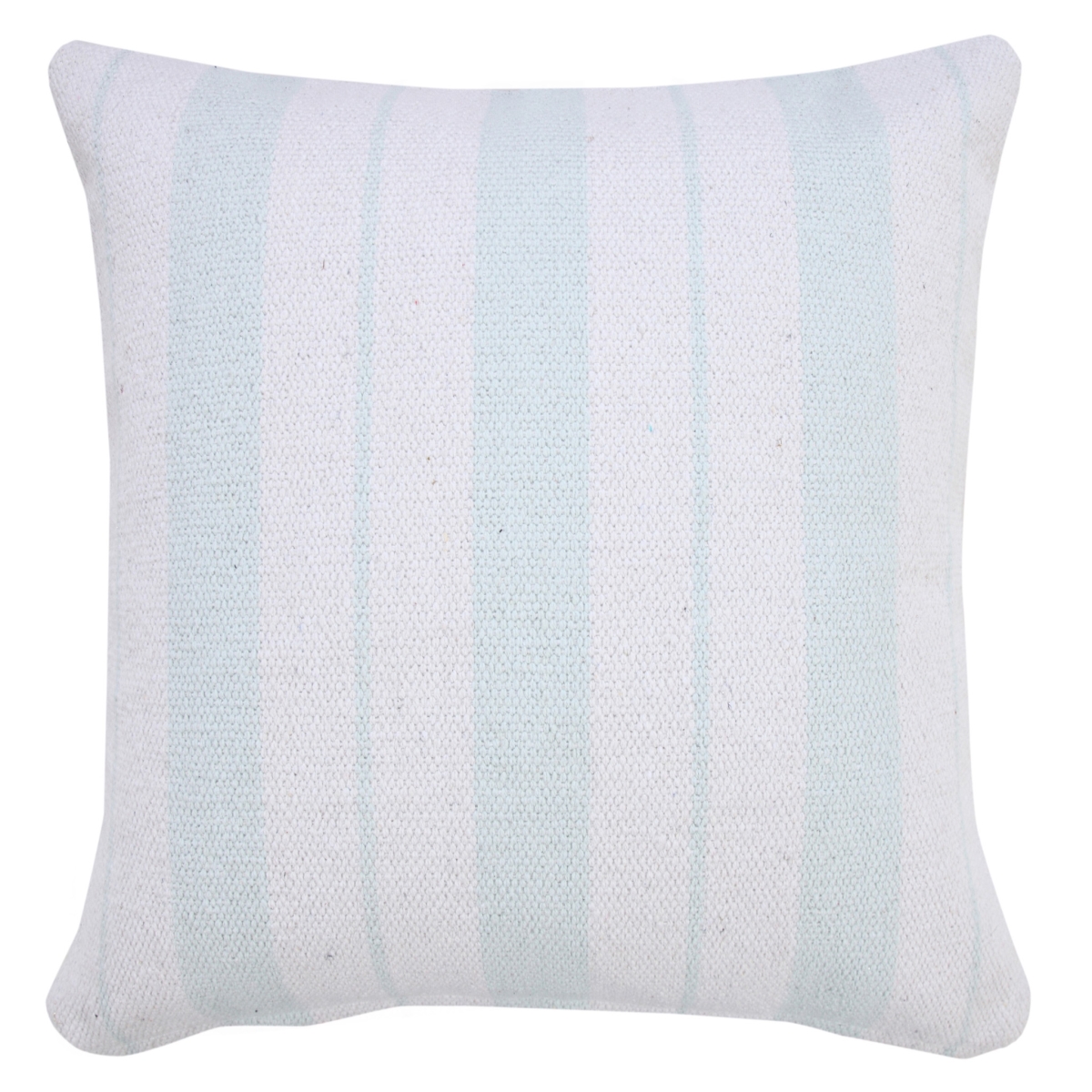 516717 4 x 20 x 20 in. Blue Coastal Zippered 100 Percent Cotton Throw Pillow - Set of 2