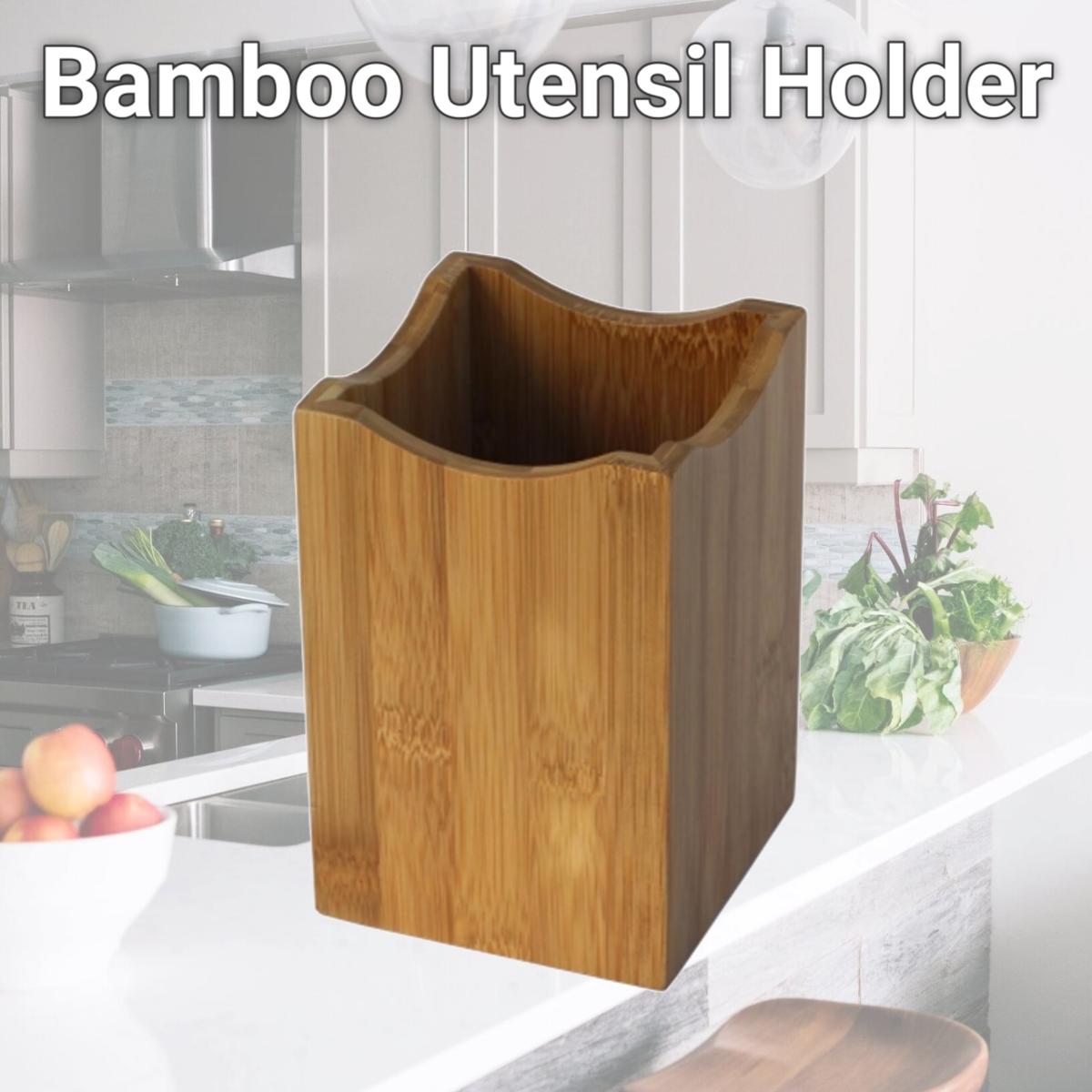 Picture of Oceanstar H1347 Oceanstar Bamboo Utensil Holder