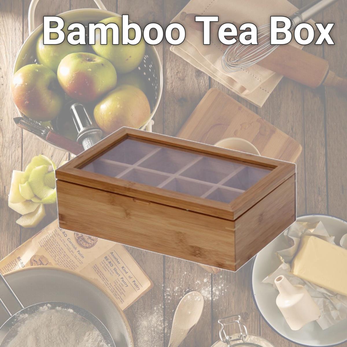 Picture of Oceanstar TB1323 Oceanstar Bamboo Tea Box