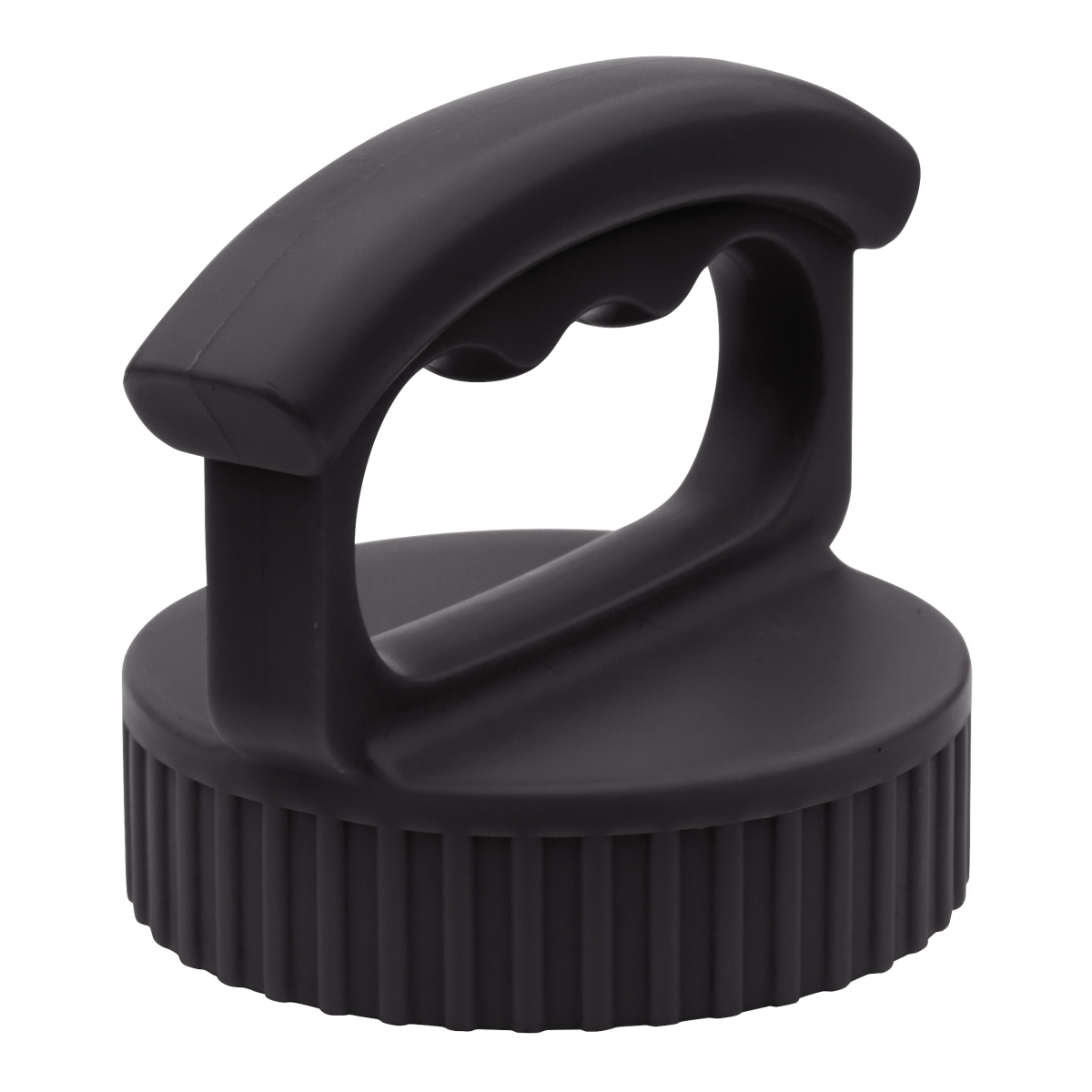 Picture of Fifty & Fifty V34001BK0 34 oz Matte Black Bottle with 3 Finger Grip Cap