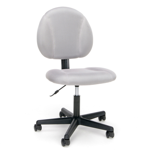 Ess-3060-gry Swivel Upholstered Armless Task Chair, Gray