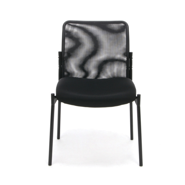 Ess-8000 Mesh Upholstered Stacking Armless Side Chair