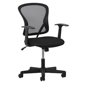 Ess-3011 Swivel Mesh Task Chair With Arms, Black