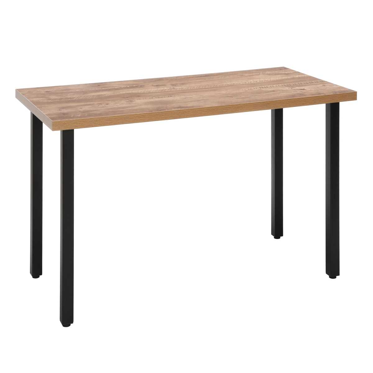Ess-1051-blk-koa 48 In. Table Desk, Knotty Oak Woodgrain