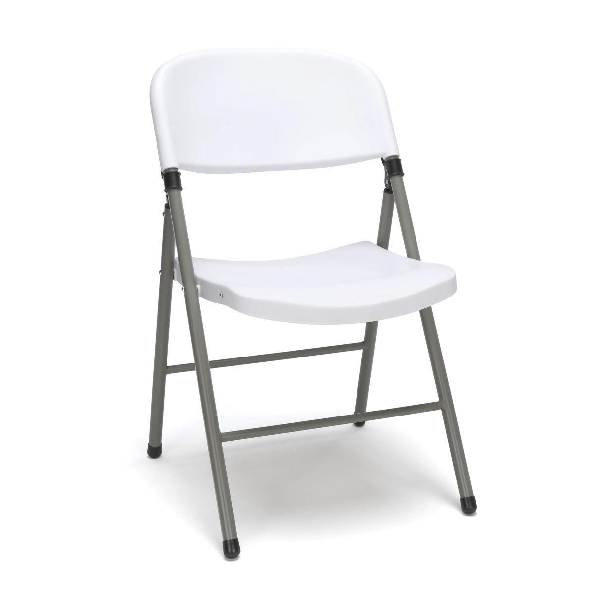 Ess-5000-wht Plastic Folding Chair, White, Pack Of 4
