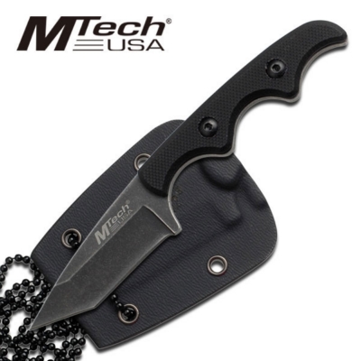 MT-673 5 in. Fixed Stainless Steel Blade, Black Gold