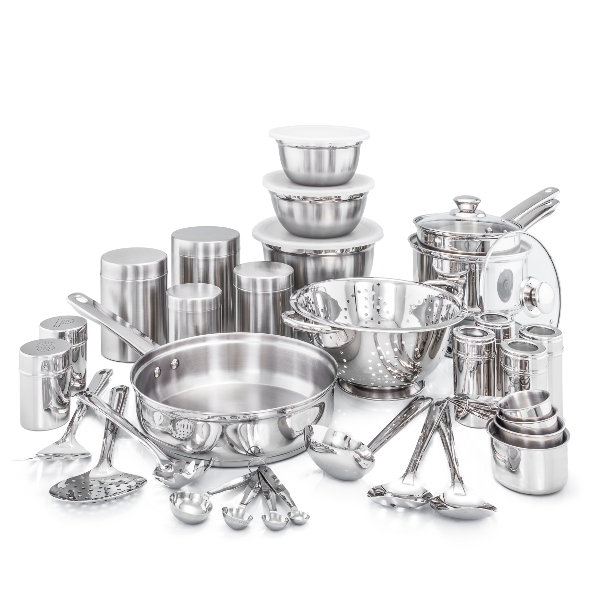 1346 Kitchen In A Box Stainless Steel Cookware Set - 36 Piece