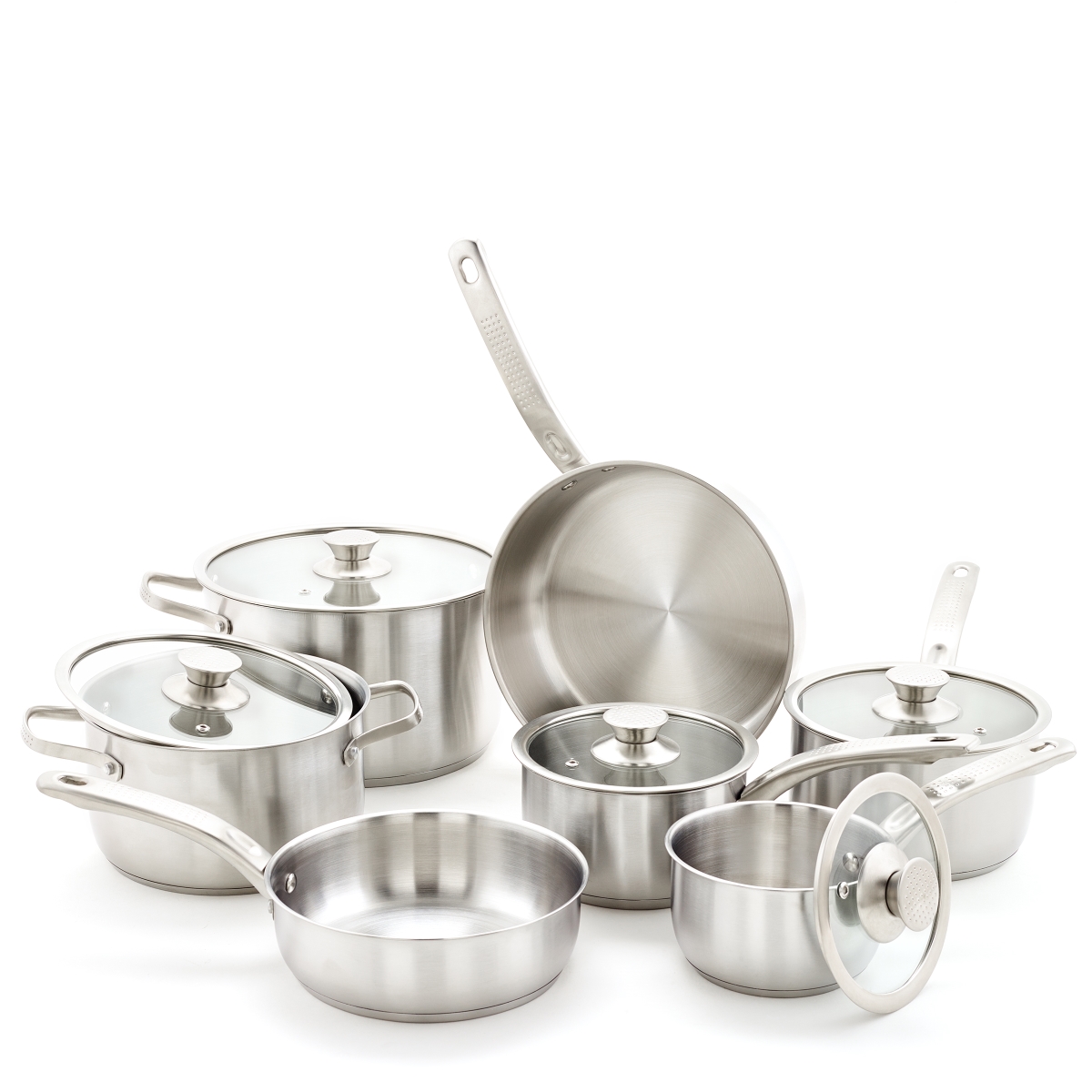 1519 Stainless Steel Cookware Set - 12 Piece