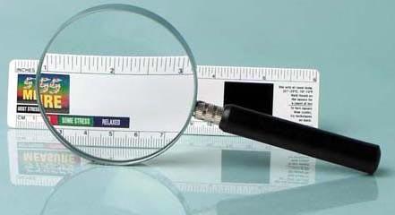 03204 Round Magnifier With Plastic Handle - 3 In.