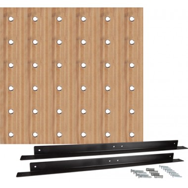 Gy123m 36 In. Square Pegboard With Mounting Bracket