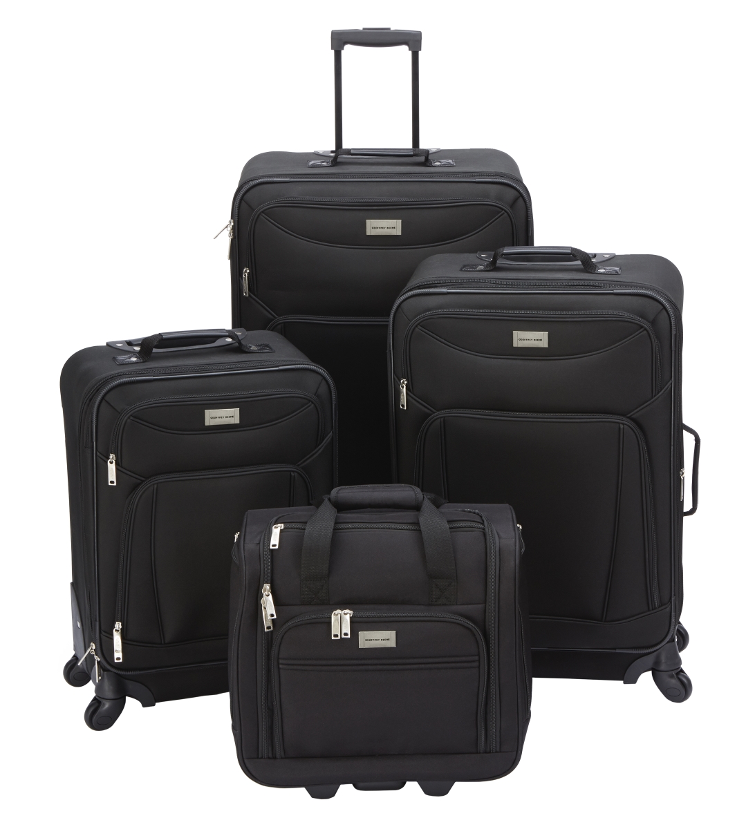 Gb1390-4 Hempstead Travel Luggage Set - Black, 4 Piece