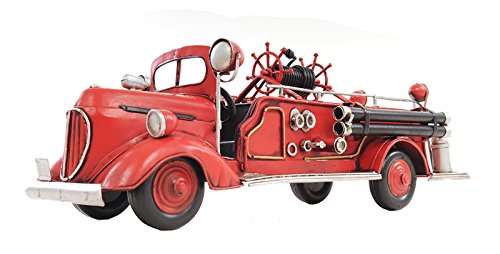 1938 Red Fire Engine Ford 1 Isto 40 Model Airplane
