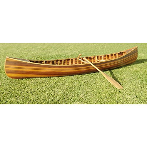 K034m Canoe With Ribs Curved Bow Matte Finish 10 Feet Model Airplane