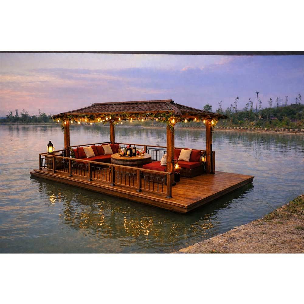 K383 Rectangular Floating Lounge Platform