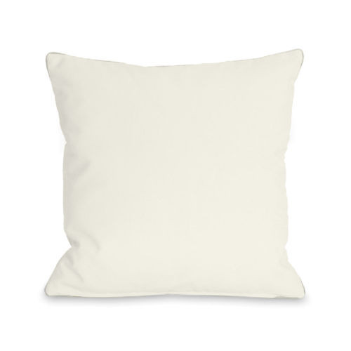 74710pl18 18 X 18 In. Solid Color Ivory Pillow