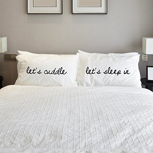 74520pce59 15 X 19 In. Lets Cuddle Pillowcases, Black - Set Of 2