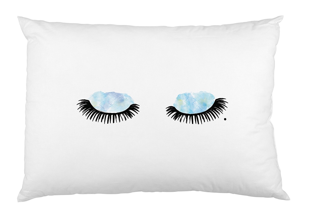 74421pce59 15 X 19 In. Sleeping Eyes Pillowcases - Blue, Set Of 2