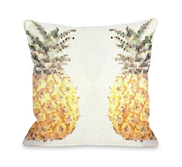 72061pl16 16 X 16 In. Pineapple Half Pillow