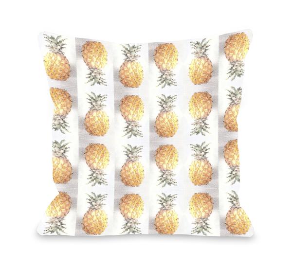 16 X 16 In. Pineapple Pattern Pillow