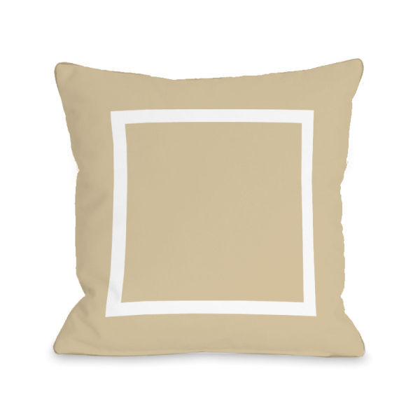 74689pl16 16 X 16 In. Open Box Sand Pillow, Sand