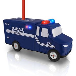 Cb19839 Police Swat Pencil Sharpener With Lights & Music - Blue