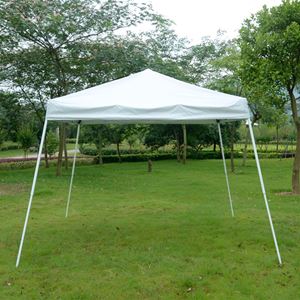 Cb15419 10 X 10 Ft. Outdoor Slant Leg Easy Pop-up Canopy Tent, White
