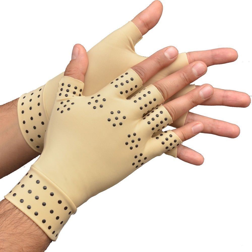 Cb17218 Magnetic Therapy Gloves Arthritis Pressure Support For Pain Relief & Joints