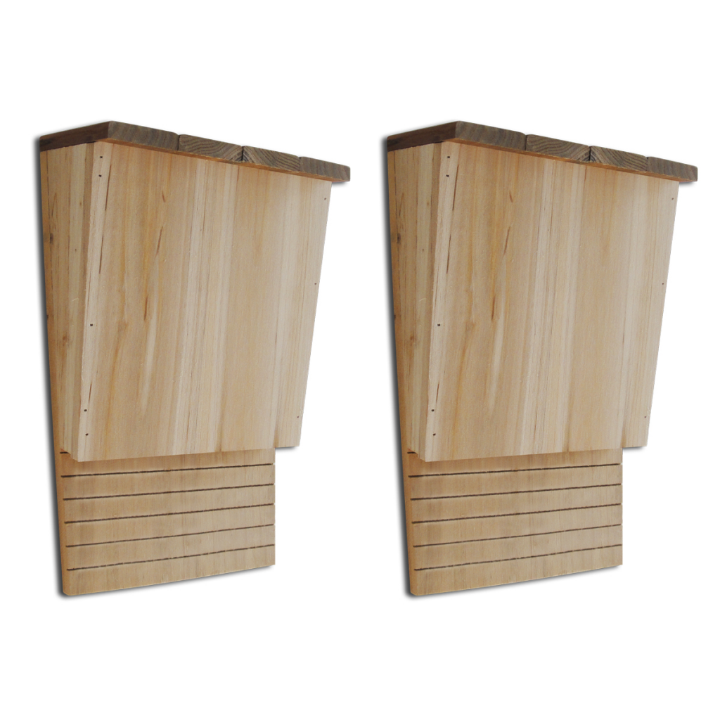 Bat House - 8.7 X 4.7 In. X 1 Ft. 1 In. - Set Of 2