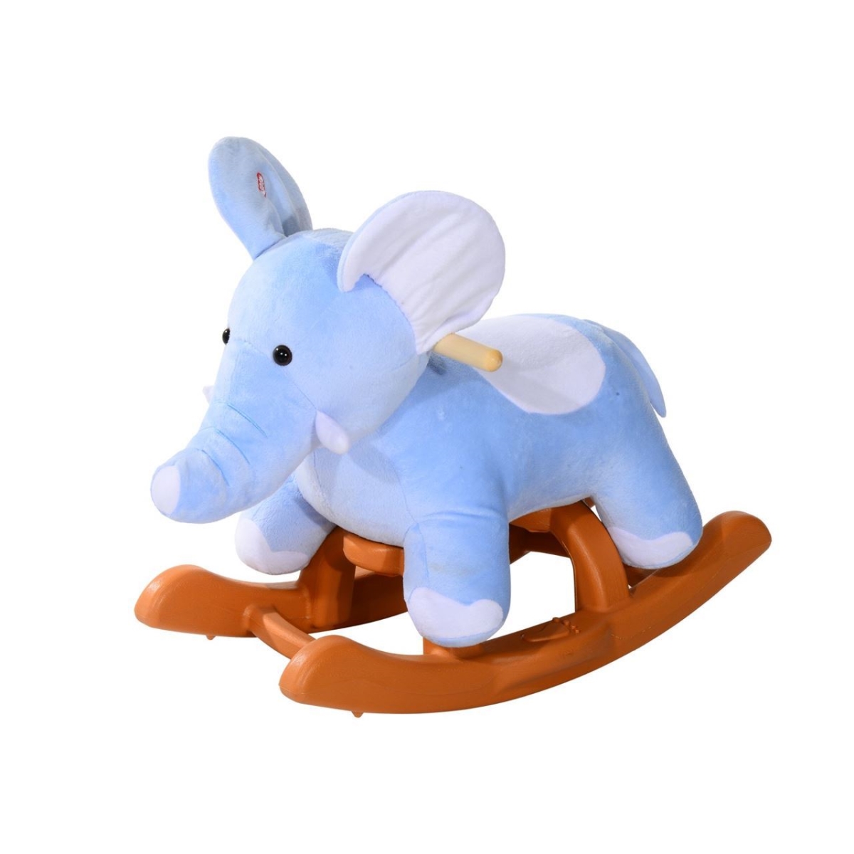 Online Gym Shop Cb15764 Kids Plush Rocking Horse-style Elephant Theme Rocker Chair