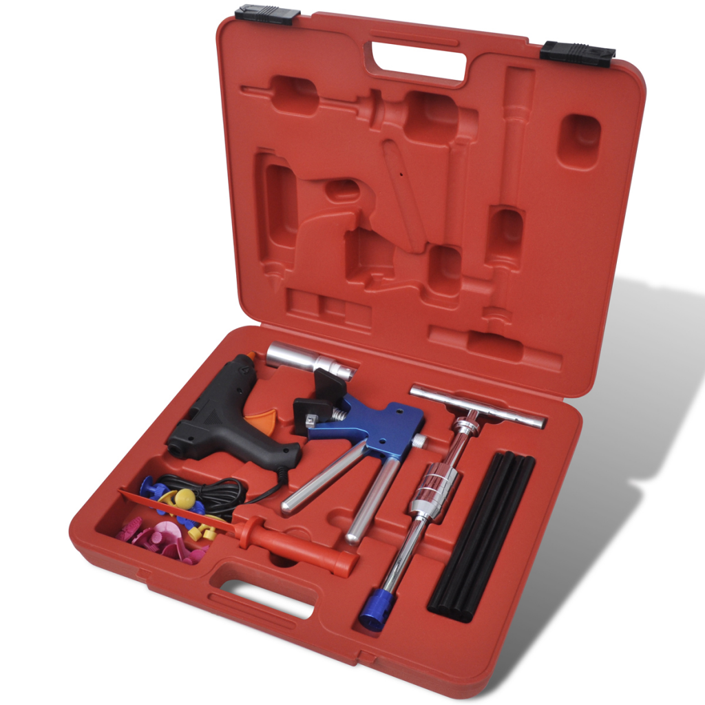Online Gym Shop Cb17868 Car Body Penal Repair Dent Puller Remover Tool Kit - 32 Piece