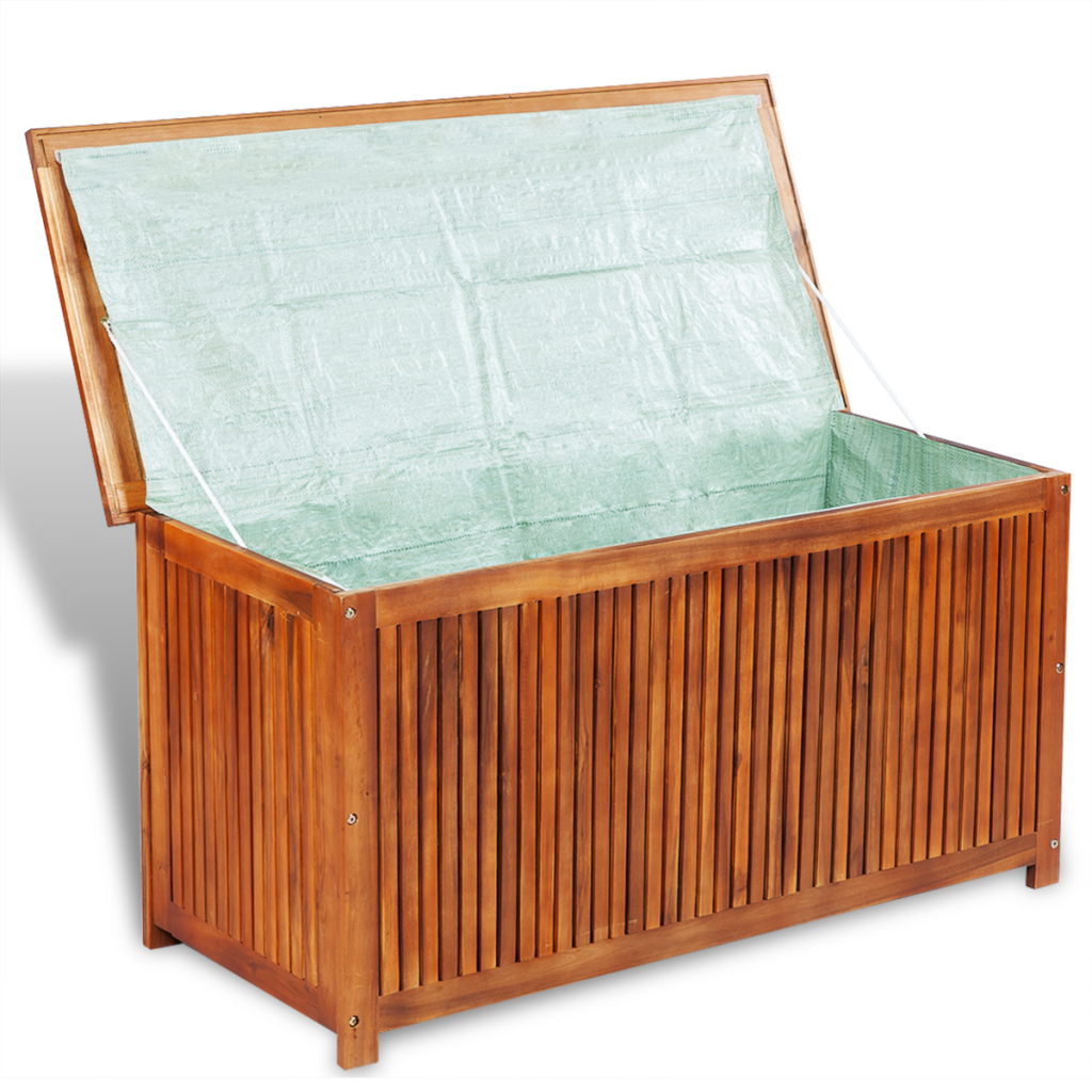 Outdoor Deck Storage Box - Acacia Wood