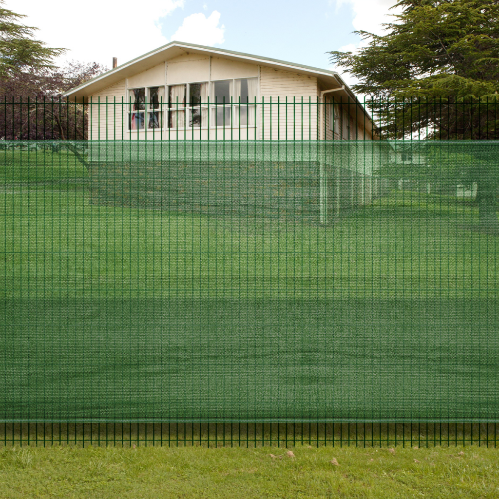 Online Gym Shop Cb17359 Fence Windscreen-privacy Mesh Screen & Net, Green - 4 Ft. 9 In. X 32 Ft. 8 Ft. Ft.
