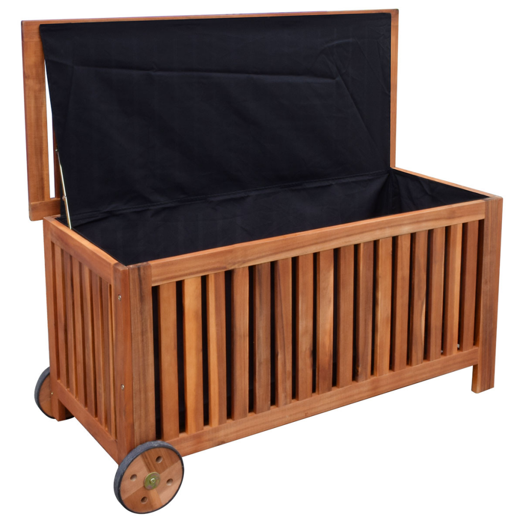 46 X 20 X 23 In. Outdoor Patio Cushion Wood Box