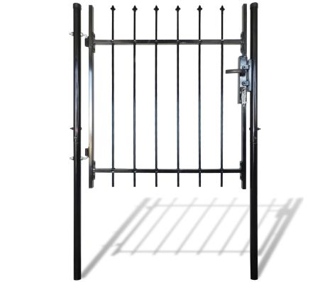 Online Gym Shop Cb17464 67 X 39 In. Single Door Fence Gate With Spear Top