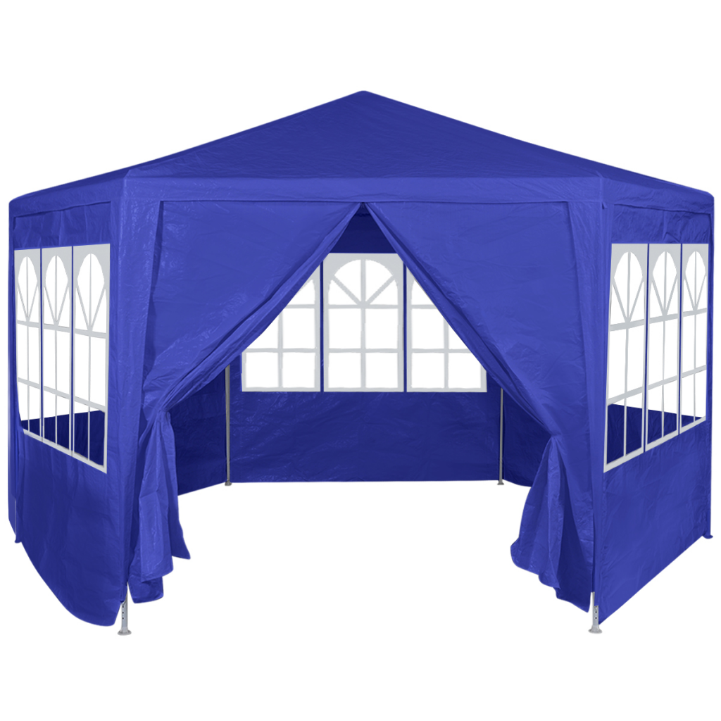 Cb19230 6.6 X 6.6 Ft. Marquee With 6 Side Walls, Blue