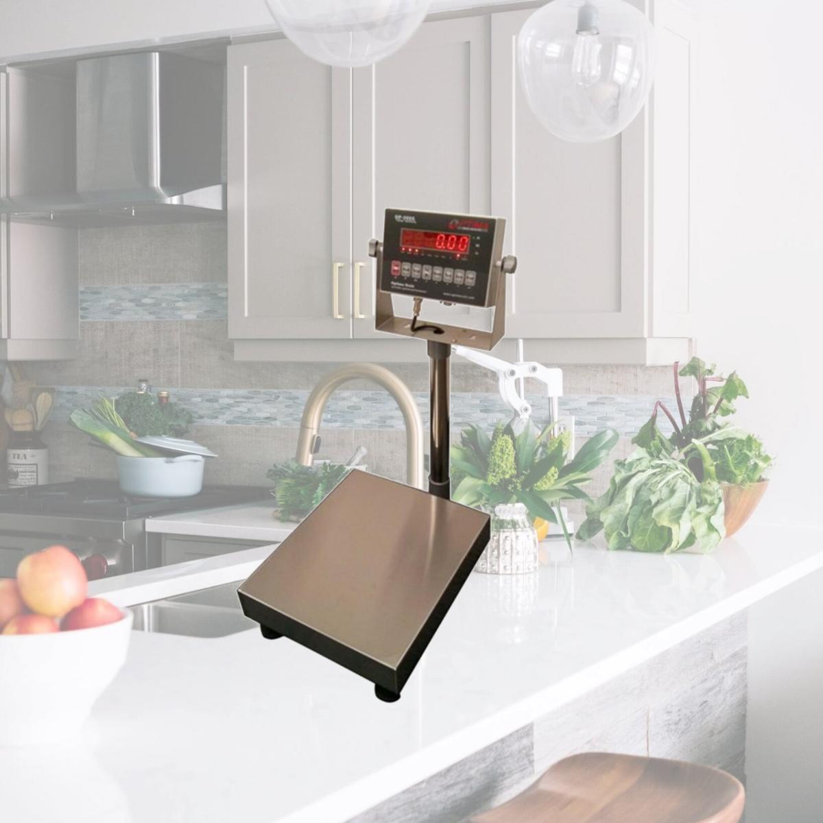Picture of Optima Scales OP-915-1214-100 NTEP Bench Scale - 12 x 14 in.- 100 x 0.02 lb.