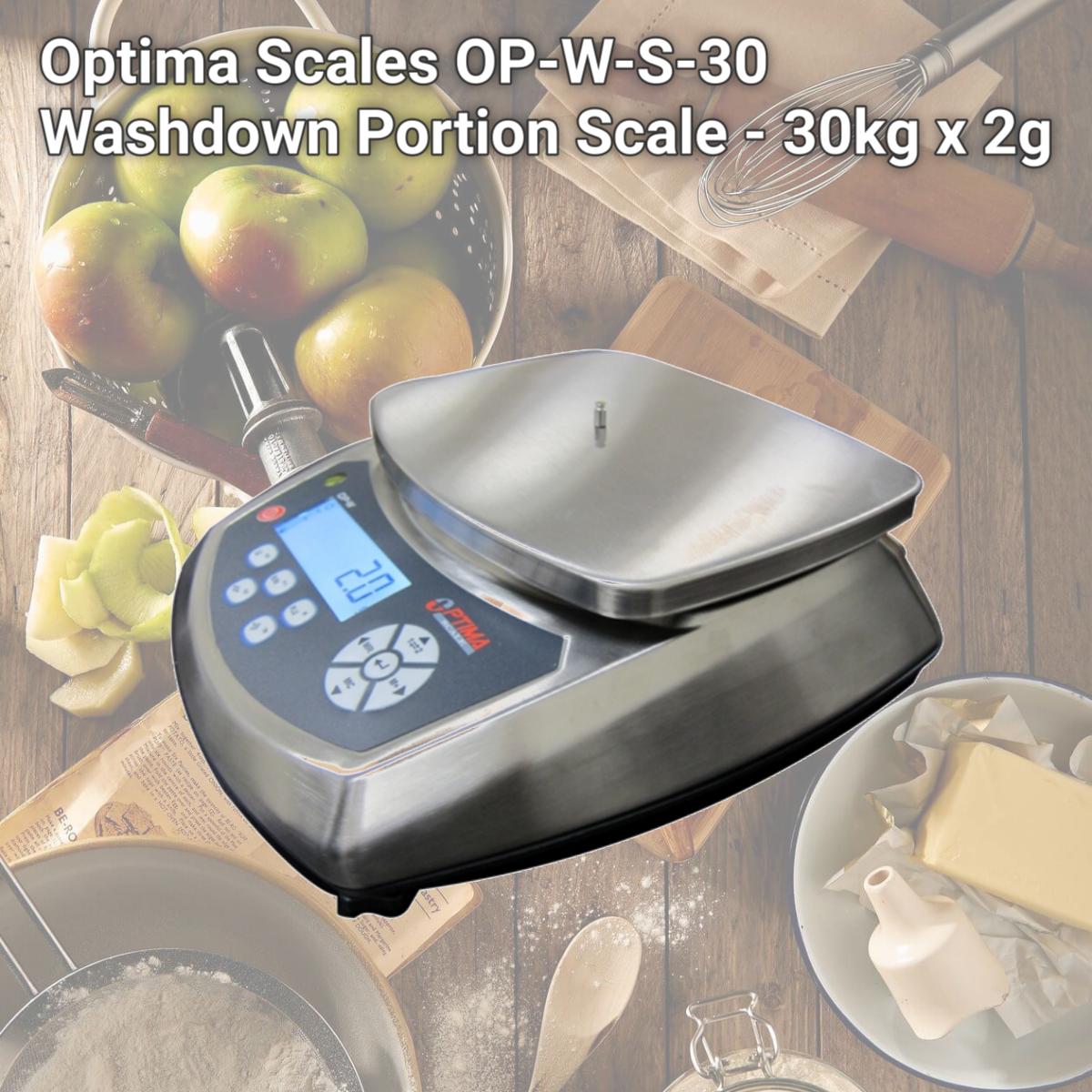 Picture of Optima Scales OP-W-S-30 Washdown Portion Scale - 30kg x 2g