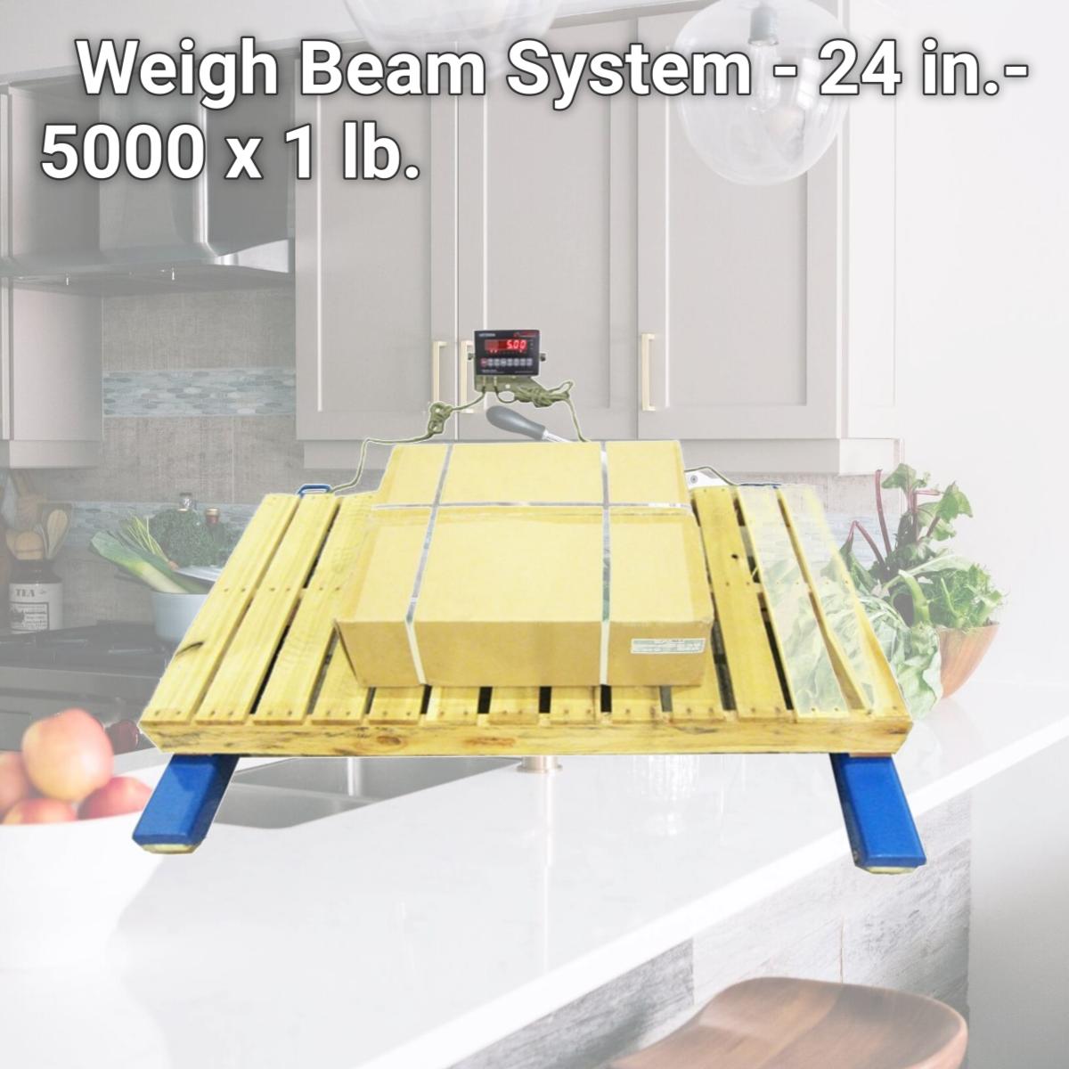 Picture of Optima Scales OP-919-24 Weigh Beam System - 24 in.- 5000 x 1 lb.
